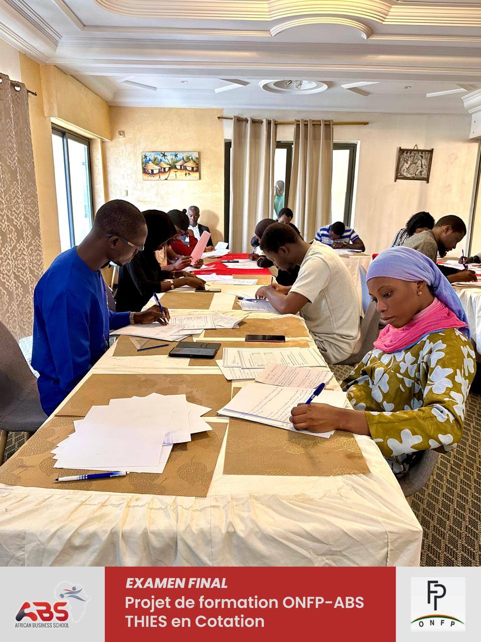Cotation Formation Retour en images sur l’examen final de la formation en cotation-Thiès ...